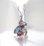 Cranberry Cultured Pearl Earrings in 925 Sterling Silver