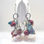 Cranberry Cultured Pearl Earrings in 925 Sterling Silver