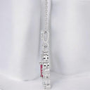 Emerald Cut Ruby and Diamond Pendant in Platinum