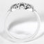 0.25 ctw Round and Baguette Diamond Vintage-Inspired Ring in 14kt White Gold