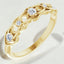 0.20 ctw Round Diamond Intertwined Stackable Ring in 14kt Yellow Gold