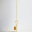 Citrine and Diamond Pendant in 14kt Yellow Gold