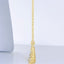 0.75 ctw Round Lab Grown Diamond Curved Bar Necklace in 14kt Yellow Gold