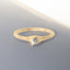 Set of 5 Rings in 14kt Yellow Gold Plated 925 Sterling Silver