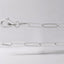 2.6 mm Paperclip Link Necklace in 14kt White Gold