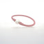 White Freshwater Cultured Pearl Dusty Pink Silicone Bracelet