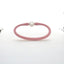 White Freshwater Cultured Pearl Dusty Pink Silicone Bracelet