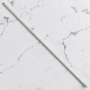 3.20 ctw Round Lab Grown Diamond Tennis Bracelet in 14kt White Gold