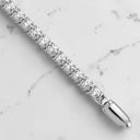 3.20 ctw Round Lab Grown Diamond Tennis Bracelet in 14kt White Gold