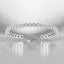 6.00 ctw Round Lab Grown Diamond Bezel Set Bracelet in 14kt White Gold