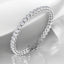 6.00 ctw Round Lab Grown Diamond Bezel Set Bracelet in 14kt White Gold