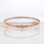 6.50 ctw Emerald Cut Lab Grown Diamond Tennis Bracelet in 14kt Rose Gold