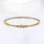 6.50 ctw Emerald Cut Lab Grown Diamond Tennis Bracelet in 14kt Yellow Gold