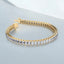 11.35 ctw Emerald Cut Lab Grown Diamond Tennis Bracelet in 14kt Yellow Gold