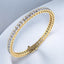 11.35 ctw Emerald Cut Lab Grown Diamond Tennis Bracelet in 14kt Yellow Gold