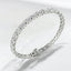 Horizontal Oval Lab Grown Diamond Tennis Bracelet in 14kt White Gold