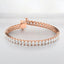 Prong-Set Oval Lab Grown Diamond Tennis Bracelet in 14kt Rose Gold