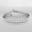 Prong-Set Oval Lab Grown Diamond Tennis Bracelet in 14kt White Gold