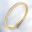 Prong-Set Oval Lab Grown Diamond Tennis Bracelet in 14kt Yellow Gold