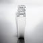 2.97 ctw Oval and Emerald Cut Lab Grown Diamond Band in 14kt White Gold