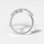 1.00 ctw Round Lab Grown Diamond Crossover Ring in 14kt White Gold