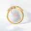 1.00 ctw Round Lab Grown Diamond Crossover Ring in 14kt Yellow Gold