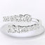 1.50 ctw Round Lab Grown Diamond Bypass Ring in 14kt White Gold