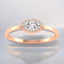 0.30 ctw Marquise Lab Grown Diamond Halo Ring in 14kt Rose Gold