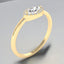 0.30 ctw Marquise Lab Grown Diamond Halo Ring in 14kt Yellow Gold