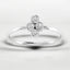 0.21 ctw Round Lab Grown Diamond Cluster Ring in 14kt White Gold