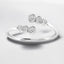 0.12 ctw Bezel Set Round Lab Grown Diamond Bypass Ring in 14kt White Gold