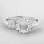 0.21 ctw Round Lab Grown Diamond Circle Ring in 14kt White Gold