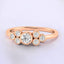 0.46 ctw Round Bezel Set Lab Grown Diamond Fashion Ring in 14kt Rose Gold