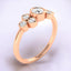 0.46 ctw Round Bezel Set Lab Grown Diamond Fashion Ring in 14kt Rose Gold