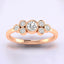 0.46 ctw Round Bezel Set Lab Grown Diamond Fashion Ring in 14kt Rose Gold