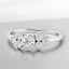 0.46 ctw Round Bezel Set Lab Grown Diamond Fashion Ring in 14kt White Gold