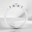 0.46 ctw Round Bezel Set Lab Grown Diamond Fashion Ring in 14kt White Gold