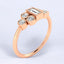 0.53 ctw Baguette and Round Lab Grown Diamond Ring in 14kt Rose Gold