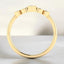 0.53 ctw Baguette and Round Lab Grown Diamond Ring in 14kt Yellow Gold