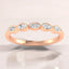 0.25 ctw Marquise Shaped Lab Grown Diamond Ring in 14kt Rose Gold