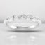 0.25 ctw Marquise Shaped Lab Grown Diamond Ring in 14kt White Gold