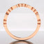 0.30 ctw Round and Marquise Lab Grown Diamond Band in 14kt Rose Gold