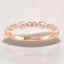 0.30 ctw Round and Marquise Lab Grown Diamond Band in 14kt Rose Gold