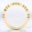 0.30 ctw Round and Marquise Lab Grown Diamond Band in 14kt Yellow Gold