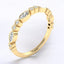 0.30 ctw Round and Marquise Lab Grown Diamond Band in 14kt Yellow Gold