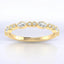 0.30 ctw Round and Marquise Lab Grown Diamond Band in 14kt Yellow Gold