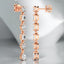 2.20 ctw Multi-Shape Lab Grown Diamond Dangle Earrings in 14kt Rose Gold