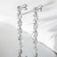 2.20 ctw Multi-Shape Lab Grown Diamond Dangle Earrings in 14kt White Gold