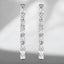 3.60 ctw Marquise Lab Grown Diamond Inside/Outside Hoops in 14kt White Gold