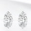 Round Lab Grown Diamond Martini Stud Earrings in 14kt White Gold